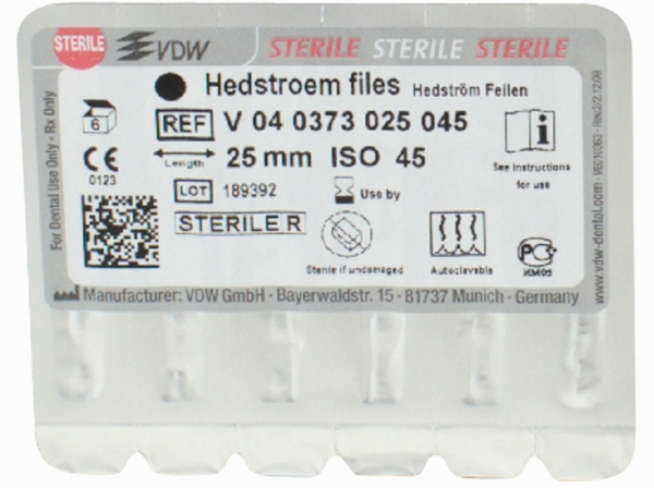 Hedströmfeilen 73/ 45 25mm steril 6St